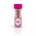 Suikerparels metallic roze 4mm 75g